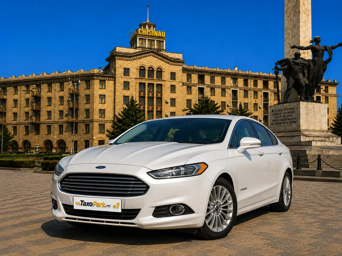 Работа в такси Yandex Go, Bolt и Letz в Кишинёве — Ford Fusion Hybrid 2018